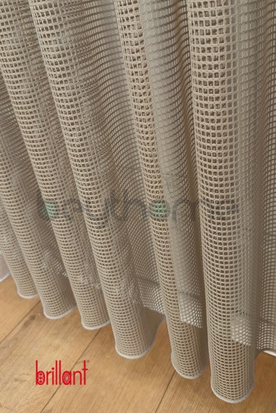 Brillant Lüx İri File Tül Perde