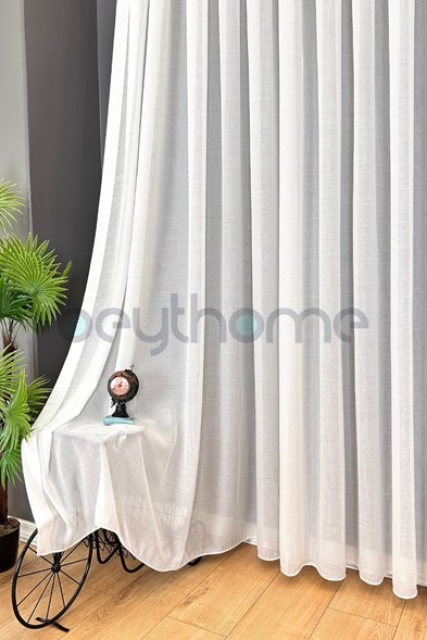 Linen Düz Tül Perde